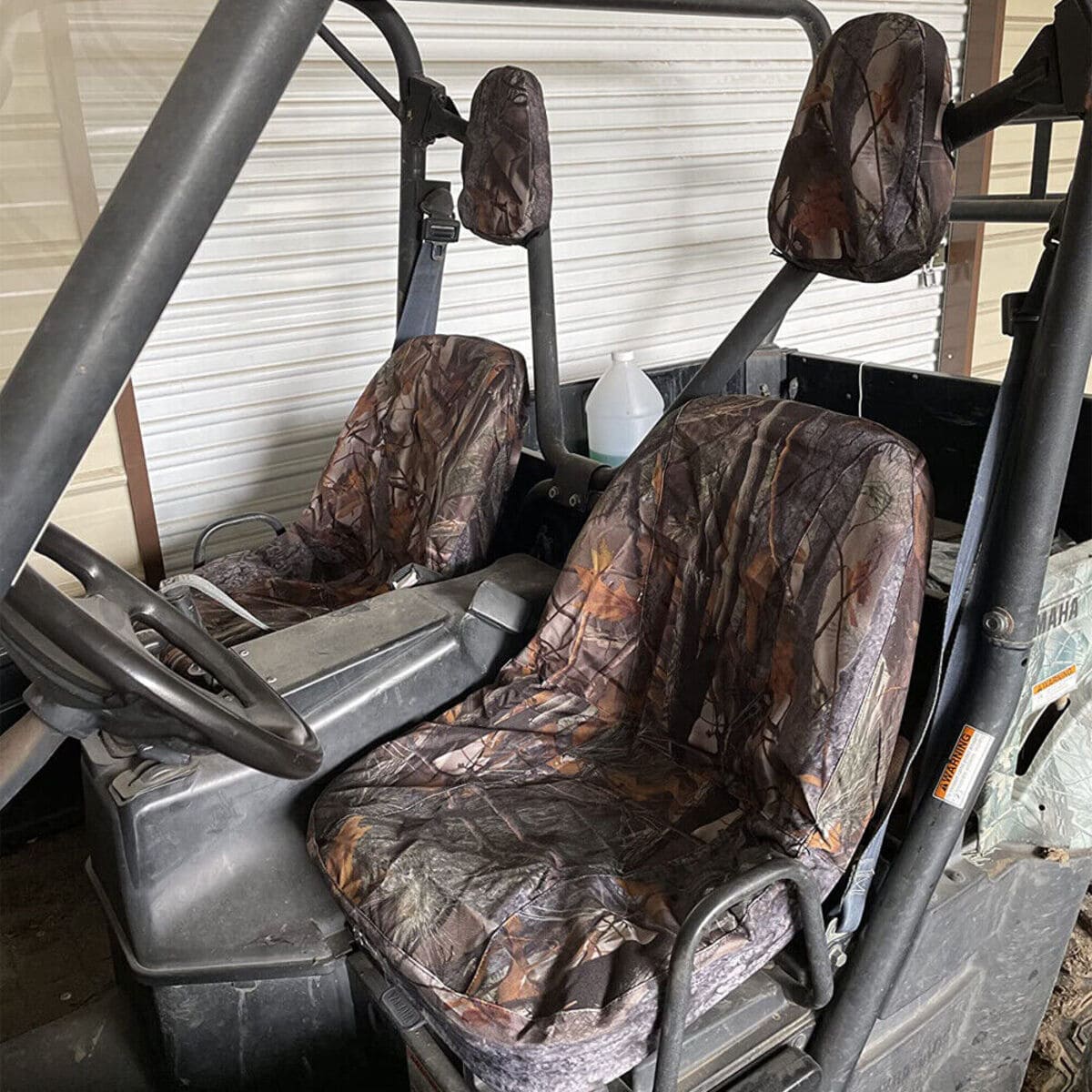Kemimoto Yamaha Rhino 450 UTV Heavy Duty Camo Dust Seat Covers - Image 7