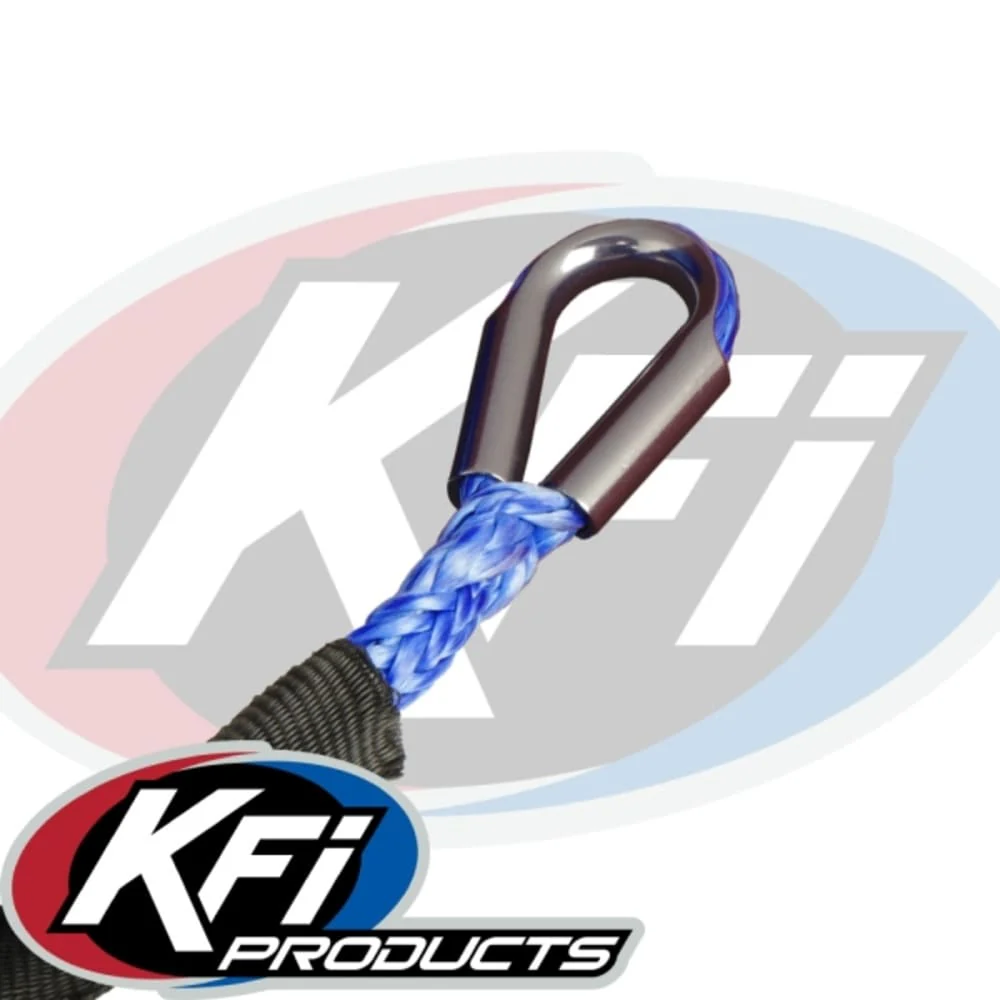 KFI 15/64 x 50' Blue Synthetic Winch Extension Rope - Image 3