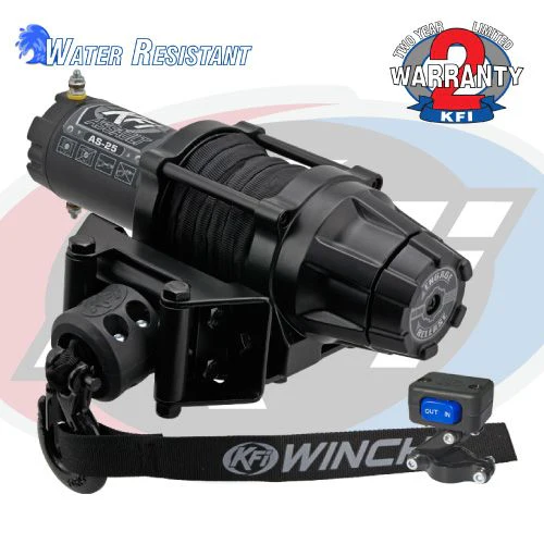KFI 50' Synthetic Cable 2500 lbs Assault Winch