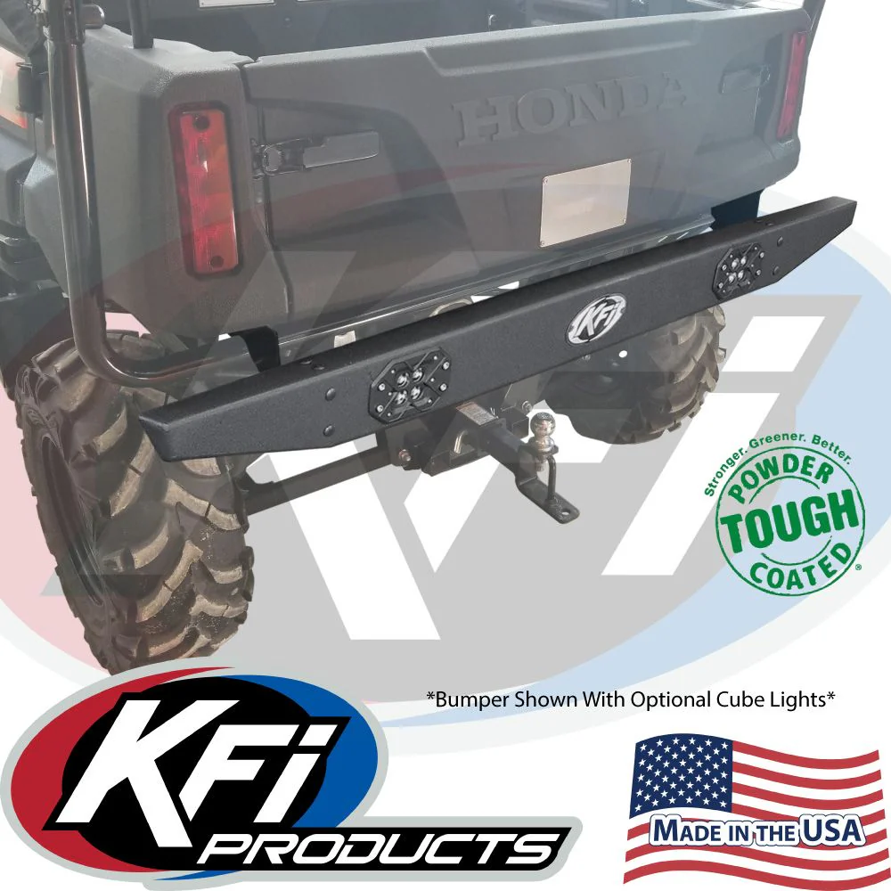 KFI Honda Pioneer 700 Rear Formed Bumper - Image 3