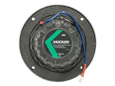 Kicker KM 4" 4Ω Coaxial Speakers - Pair - Image 4