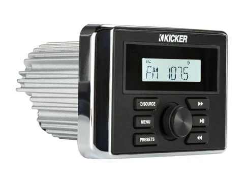 Kicker KMC3 Bluetooth Marine Media Center - Image 4