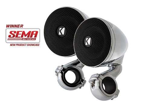 Kicker PSM 3" 2Ω Chrome Enclosed Speaker Pair