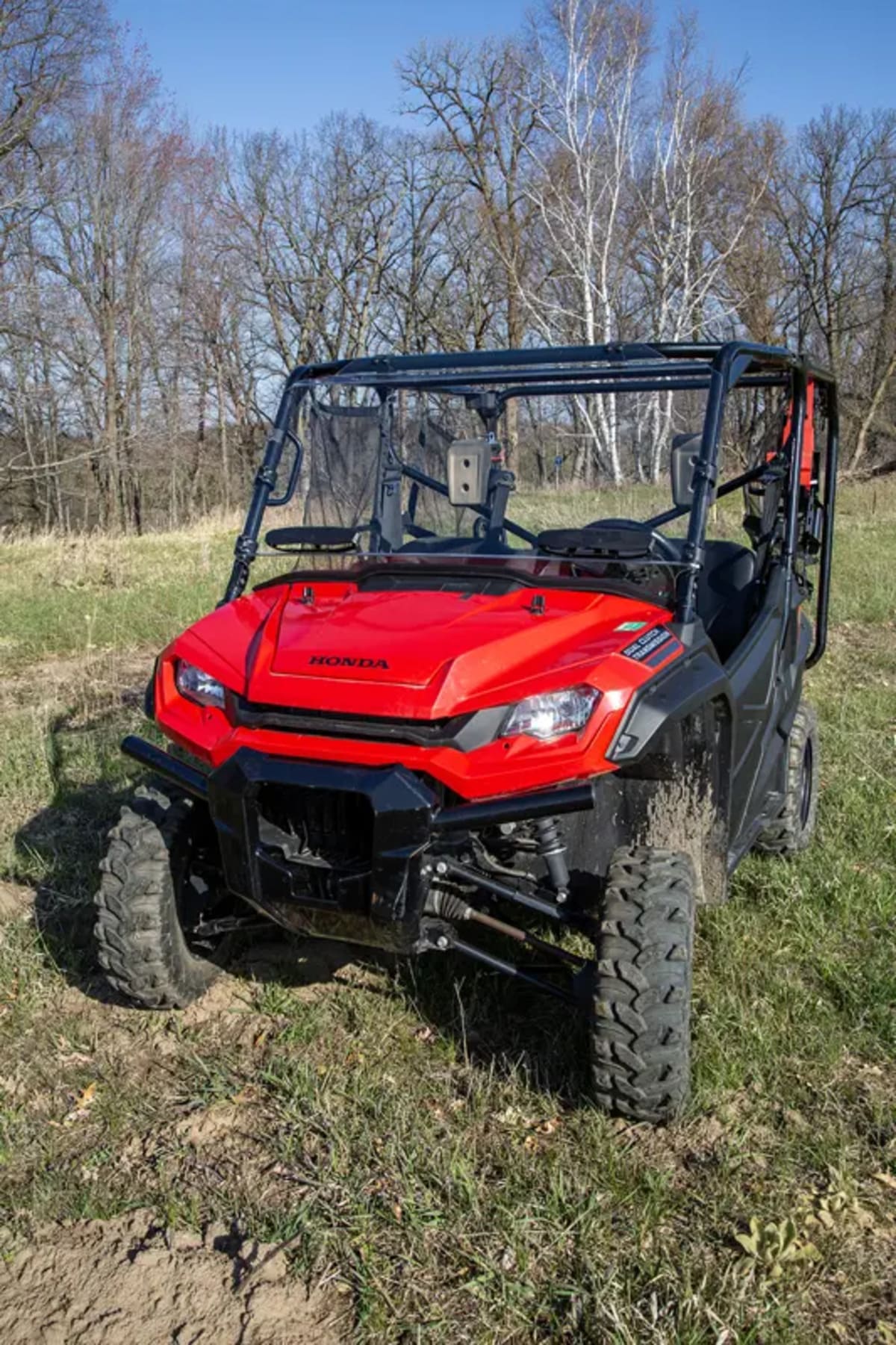 Kolpin Honda Pioneer 1000 UTV Full-Fixed Vented Windshield - Image 2