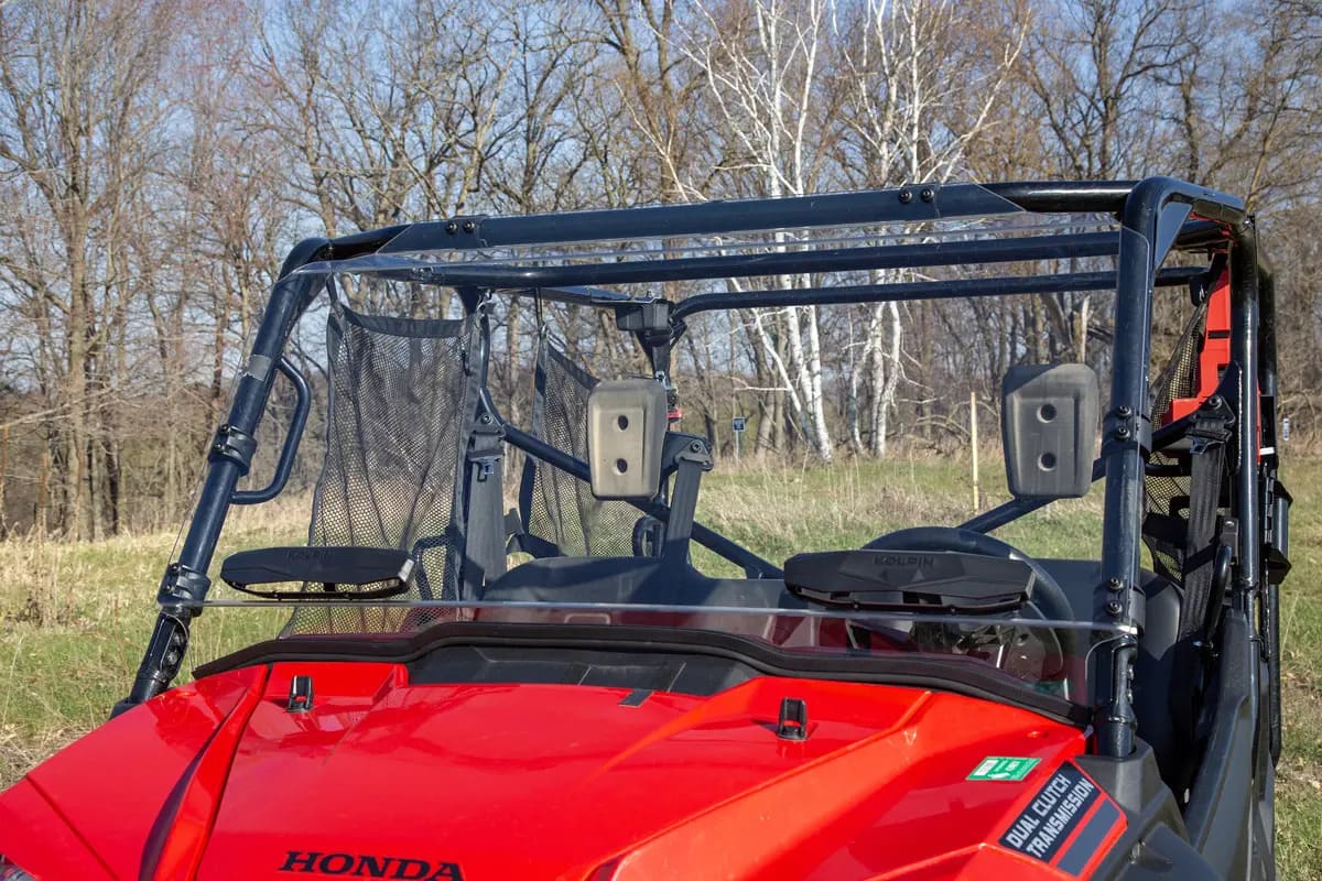 Kolpin Honda Pioneer 1000 UTV Full-Fixed Vented Windshield - Image 4