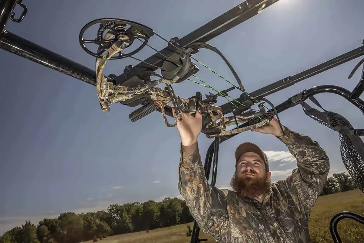 Kolpin UTV Overhead In-Cab Gun & Bow Rack - Image 6