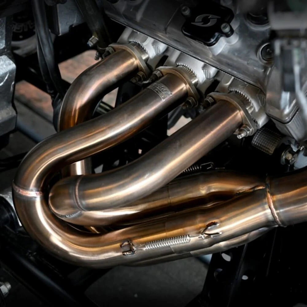 KraftWerks '16-'24 Yamaha YXZ 1000R Extreme RR Exhaust System - 3 to 1 Merge Collector - Image 11
