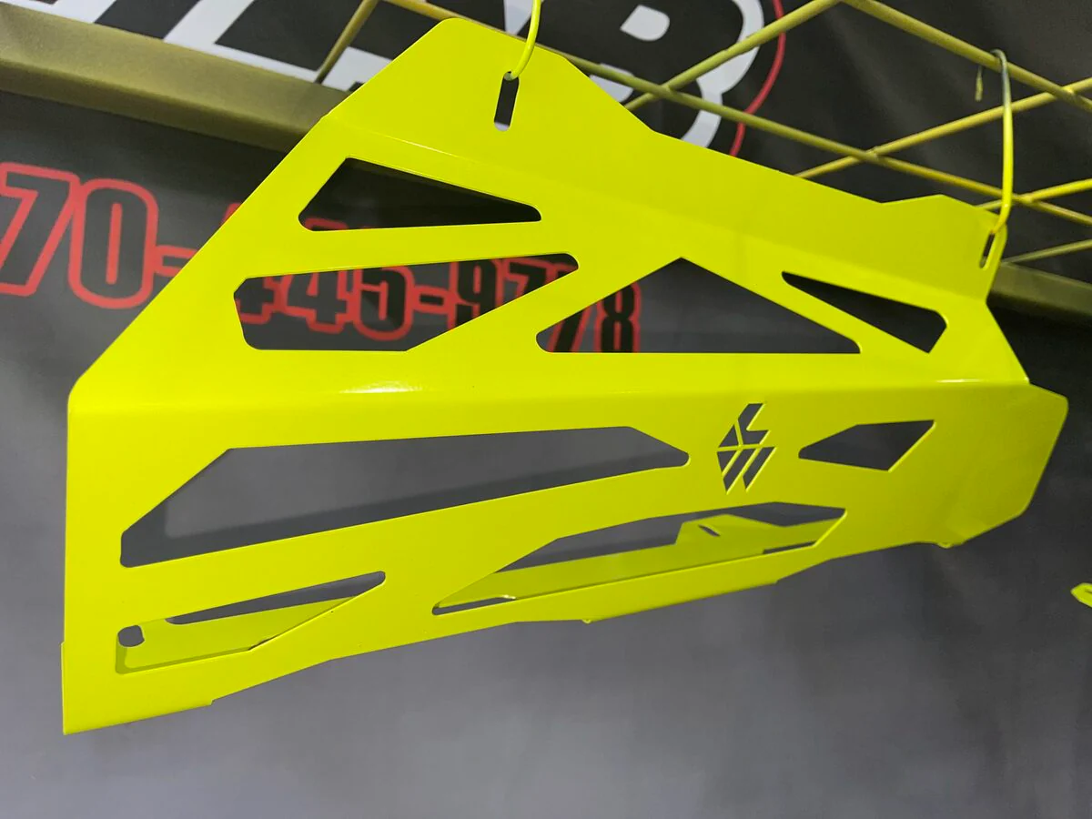 L&W Fab Polaris RZR Turbo/Turbo S Exhaust Cover - Image 3