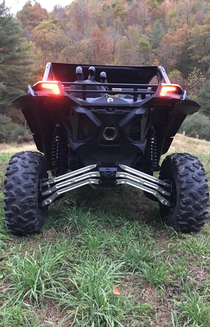 LM UTV '17-'22 Can-Am Maverick X3 DS 64"/6Pcs High Clearance Radius Rod Kit - Image 2