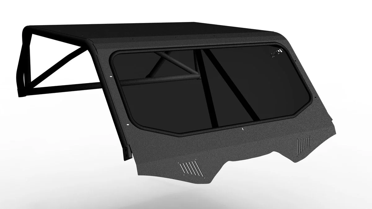 LSK Yamaha YXZ 2 Seat Flat Windshield Kit - Image 2