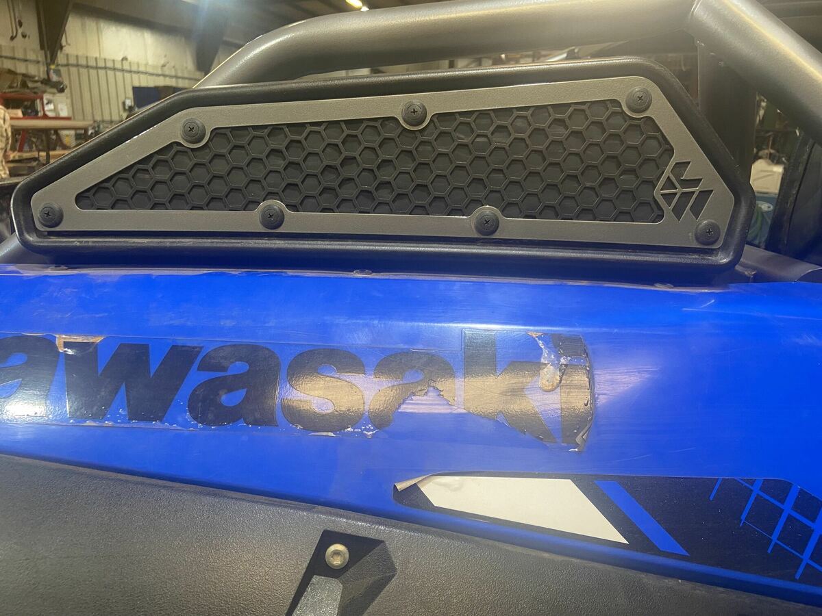 L&W Fab Kawasaki KRX Side Vent Covers - Image 3