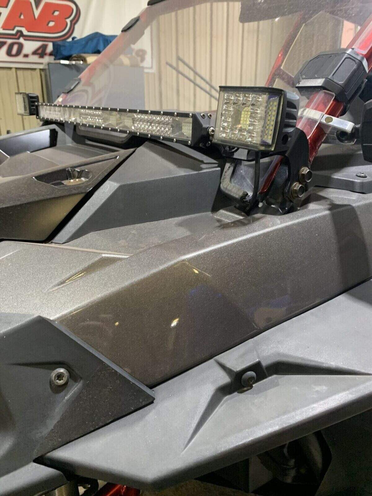 L&W Fab Polaris RZR Light Bar Mounting Tabs - Image 3
