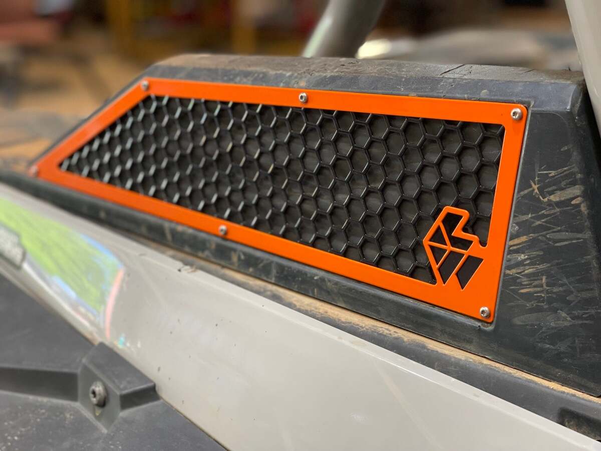 L&W Fab Polaris RZR Turbo/Turbo S Side Vent Covers - Image 6