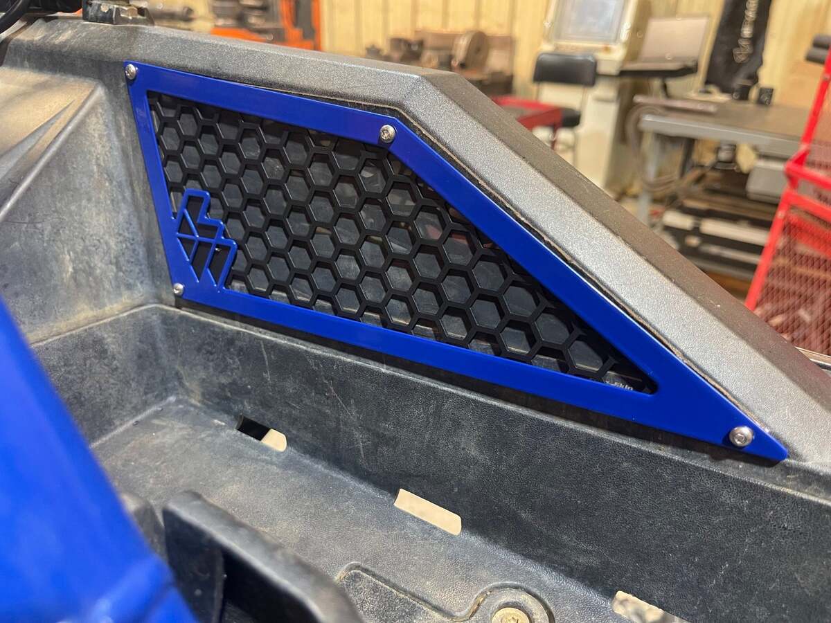 L&W Fab Polaris RZR Turbo/Turbo S Side Vent Covers - Image 8