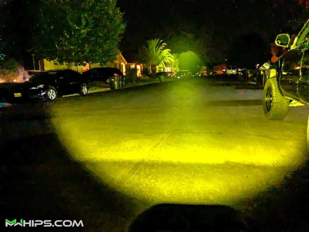 M Whips 3" 40W 3400L Single Amber Spot Light - Image 4