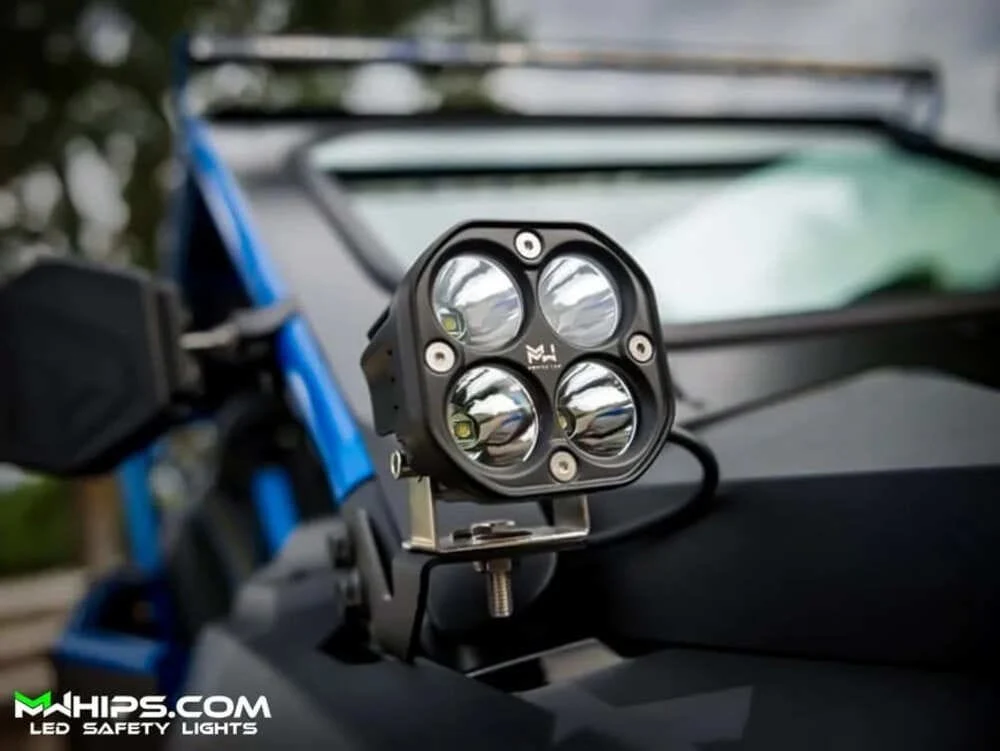 M Whips 3" 40w 3400L White Spot Light - Image 4