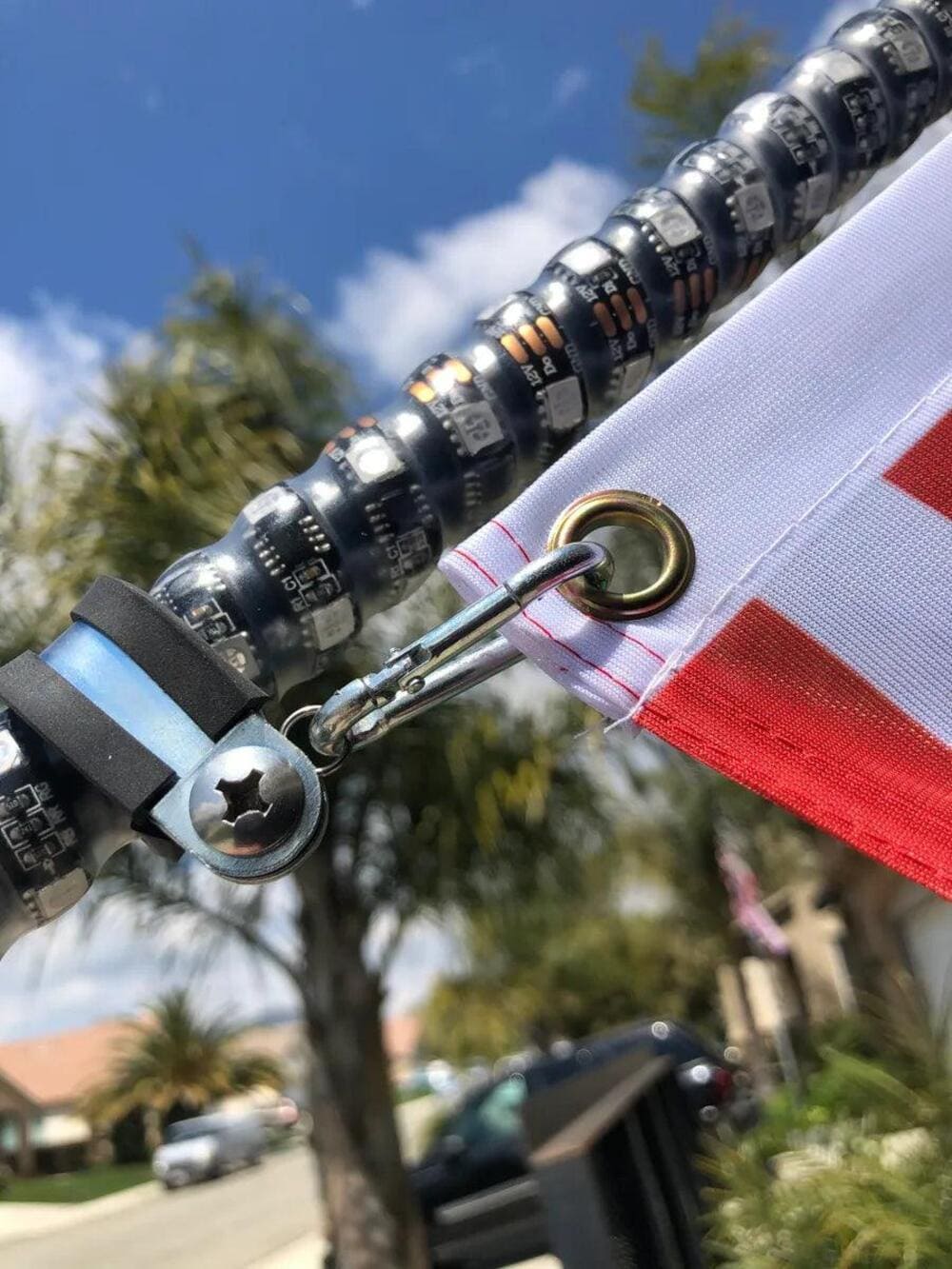 M Whips LED Whip Flag Mount - Single - Image 2