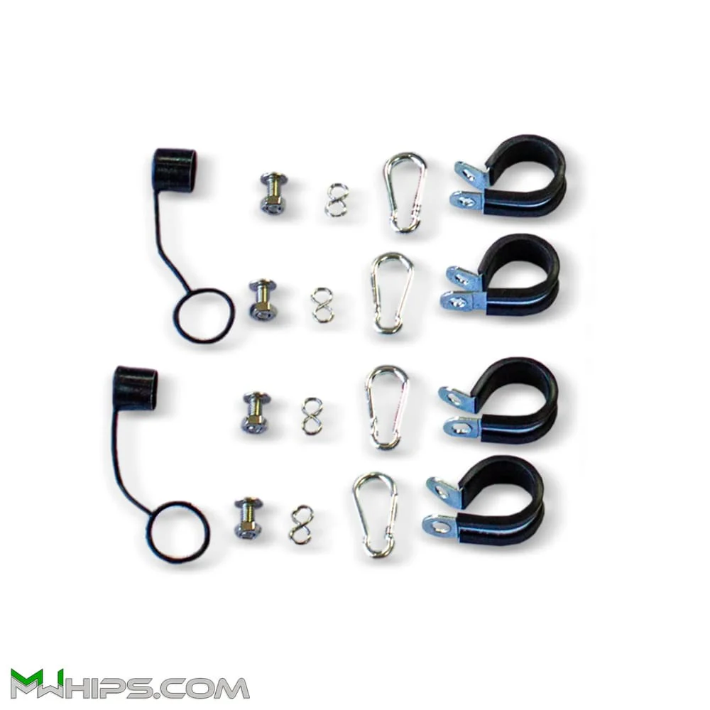 M Whips LED Whip Flag Mounts - Two Pairs