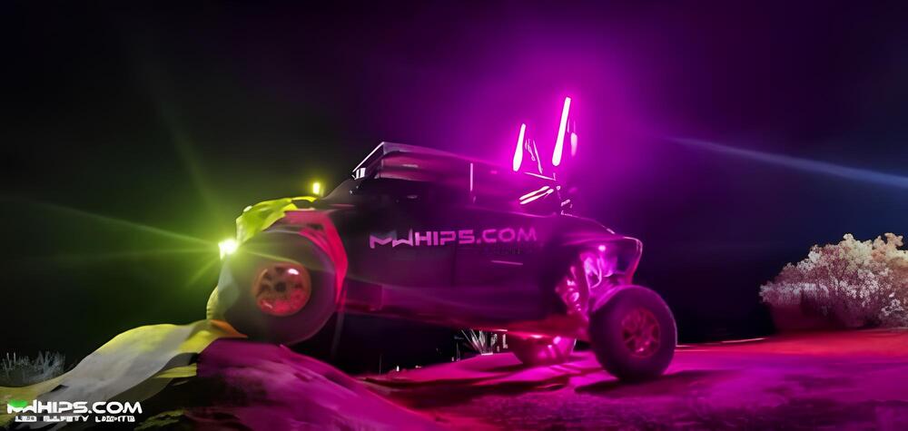 M Whips T2 Bluetooth RGB Rock Kit - 8 Pods - Image 3