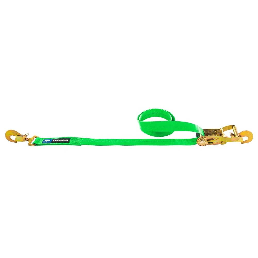 Mac's Tie Downs 2" Ratchet cwith Twisted Snap Hooks, Direct Hook
