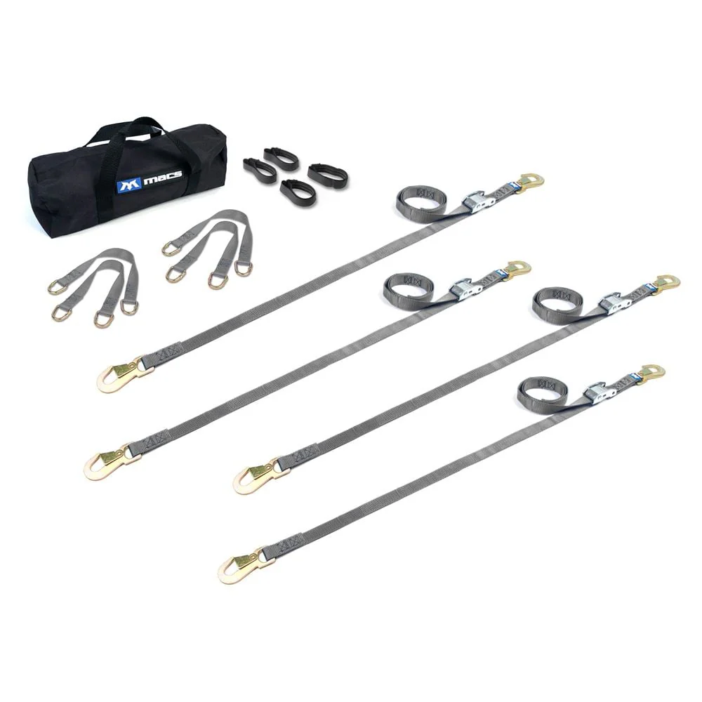Mac's Tie Downs 1" ATV And Motorcycle Cam Utility Pack with Flat Snap Hooks - Image 10