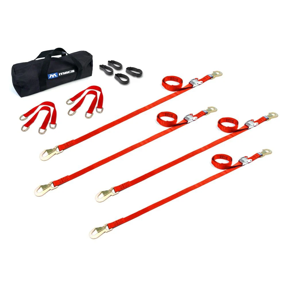 Mac's Tie Downs 1" ATV And Motorcycle Cam Utility Pack with Flat Snap Hooks - Image 11