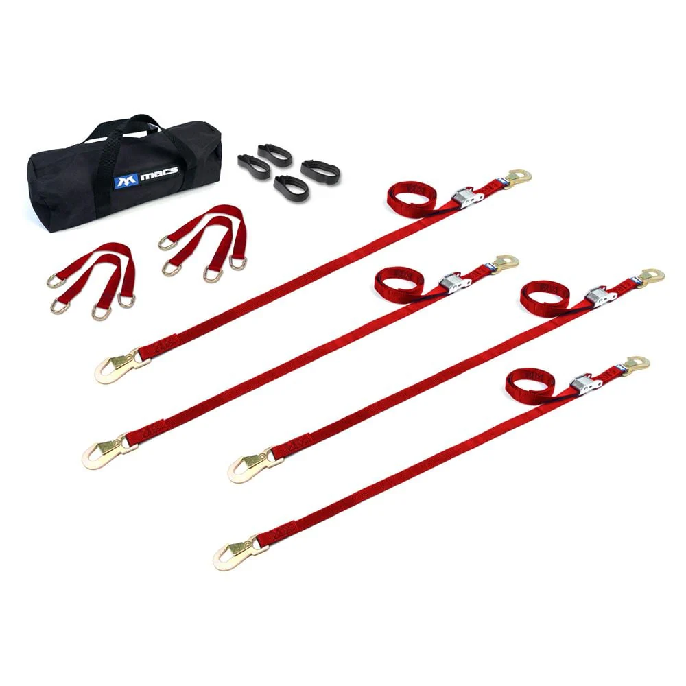Mac's Tie Downs 1" ATV And Motorcycle Cam Utility Pack with Flat Snap Hooks - Image 12