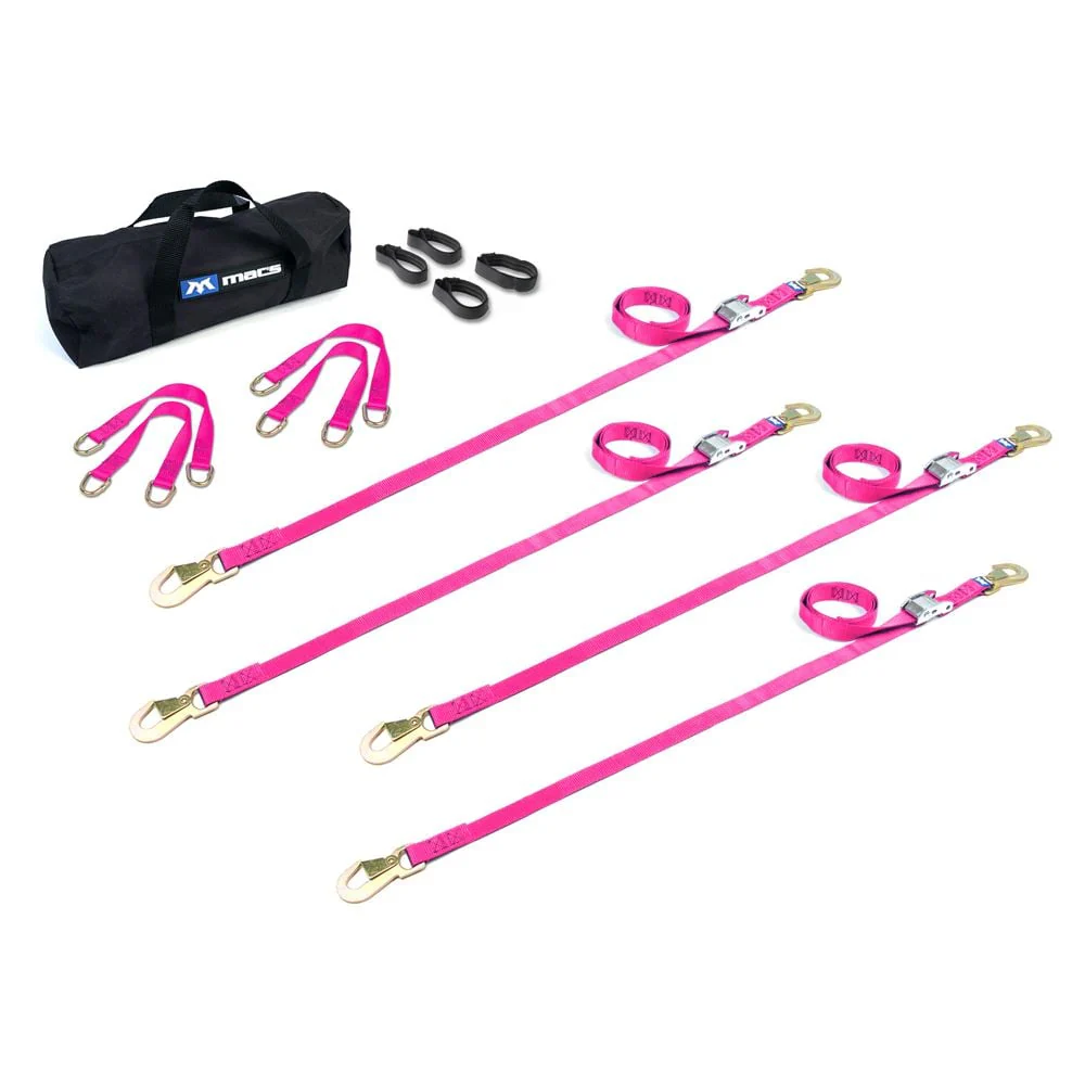 Mac's Tie Downs 1" ATV And Motorcycle Cam Utility Pack with Flat Snap Hooks - Image 13
