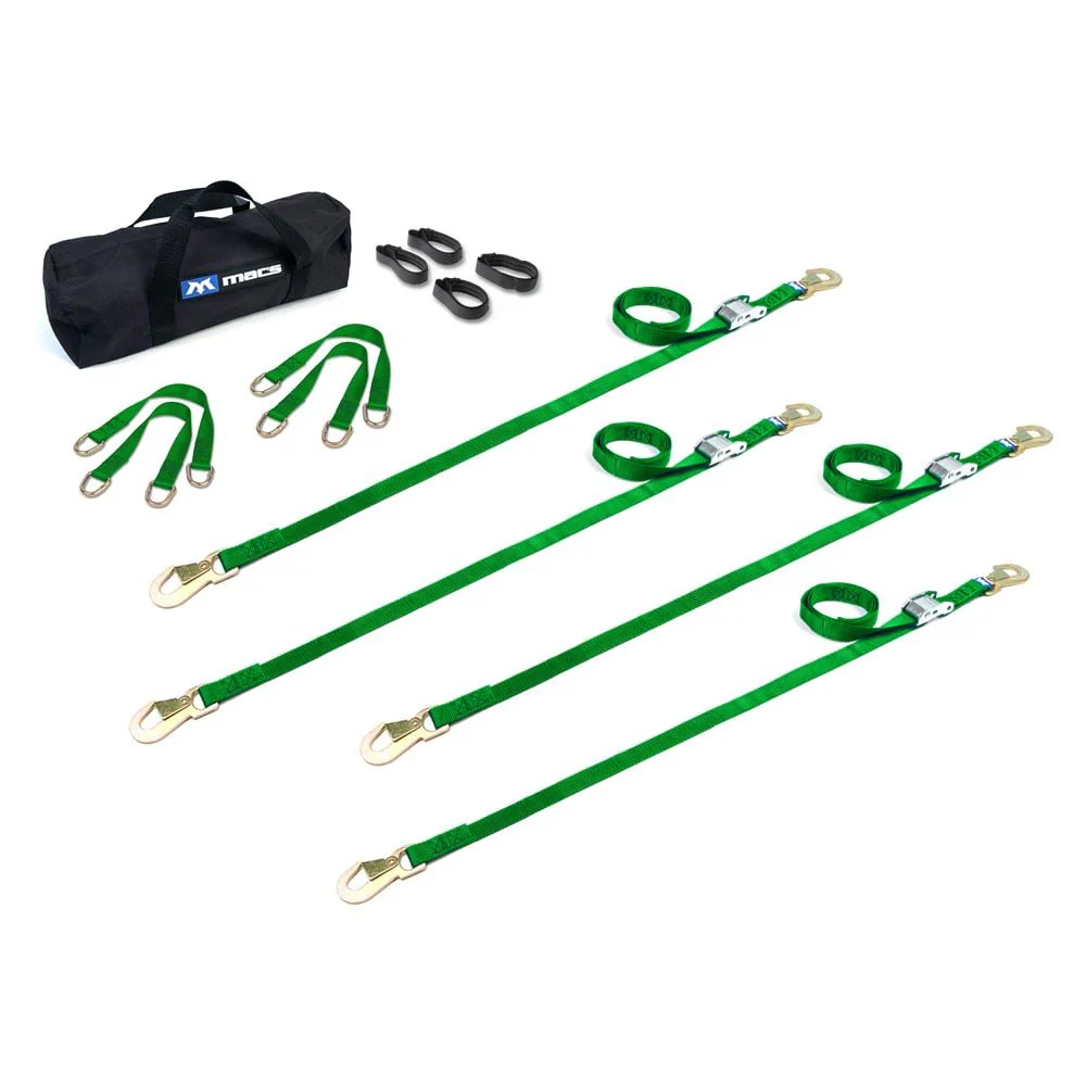 Mac's Tie Downs 1" ATV And Motorcycle Cam Utility Pack with Flat Snap Hooks - Image 7