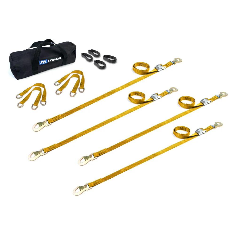 Mac's Tie Downs 1" ATV And Motorcycle Cam Utility Pack with Flat Snap Hooks - Image 8