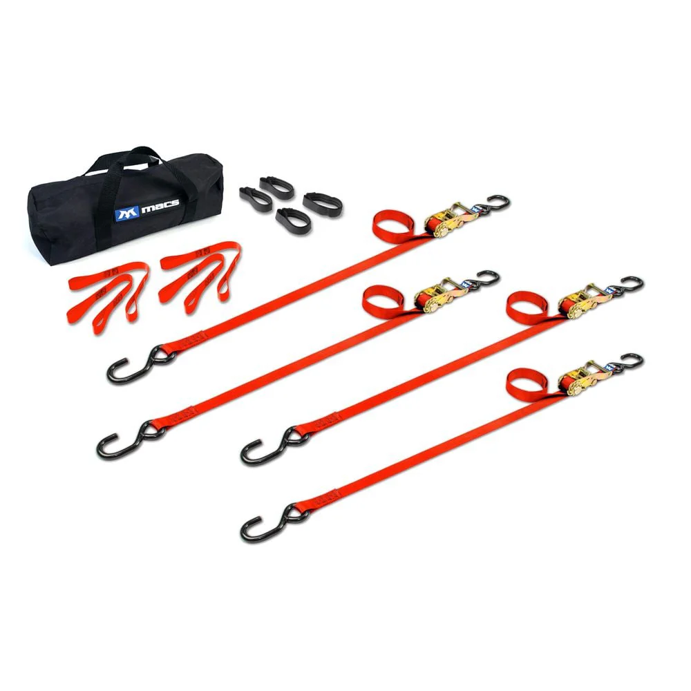 Mac's Tie Downs 1" ATV Motorcycle Ratchet Utility Pack with S-Hook - Image 11