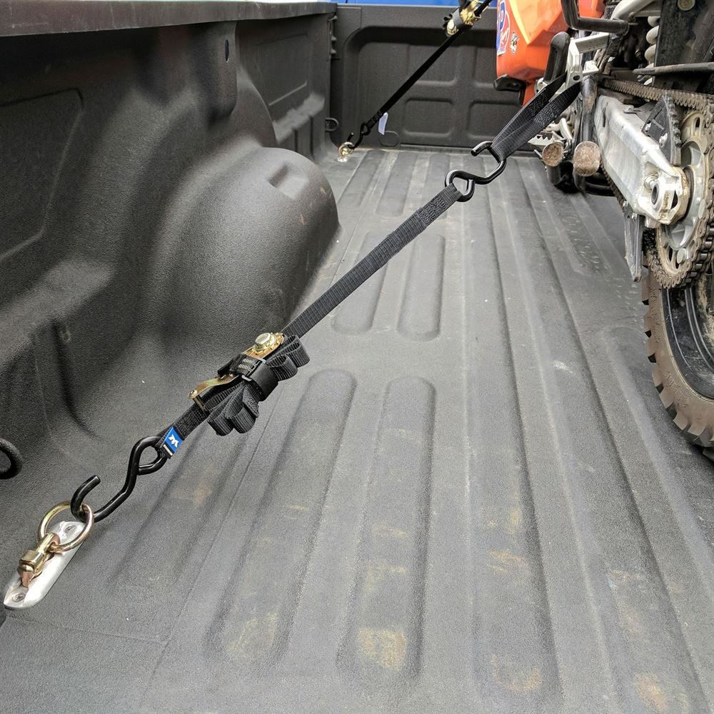Mac's Tie Downs 1" ATV Motorcycle Ratchet Utility Pack with S-Hook - Image 7
