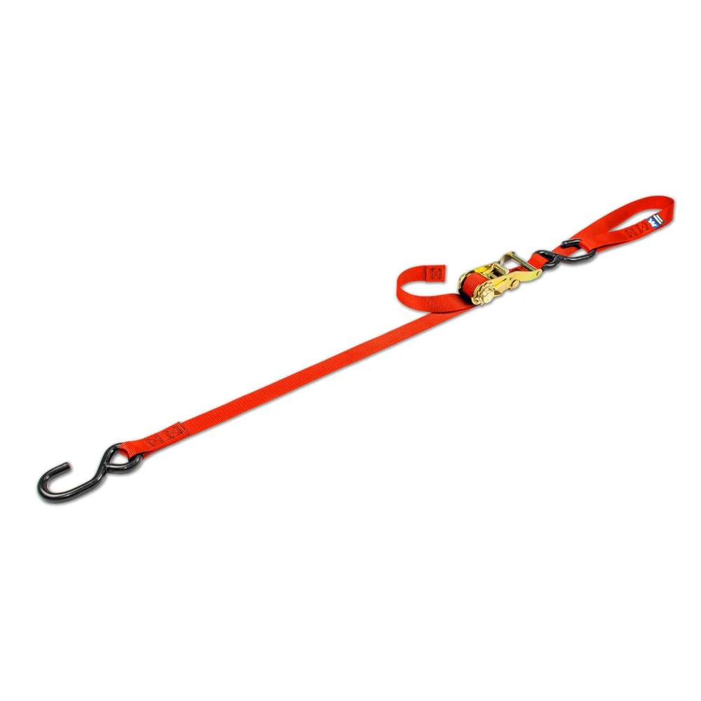 Mac's Tie Downs 1" Motorcycle Ratchet Tie-Down Strap with Integrated Soft Loop S-Hook - Image 10