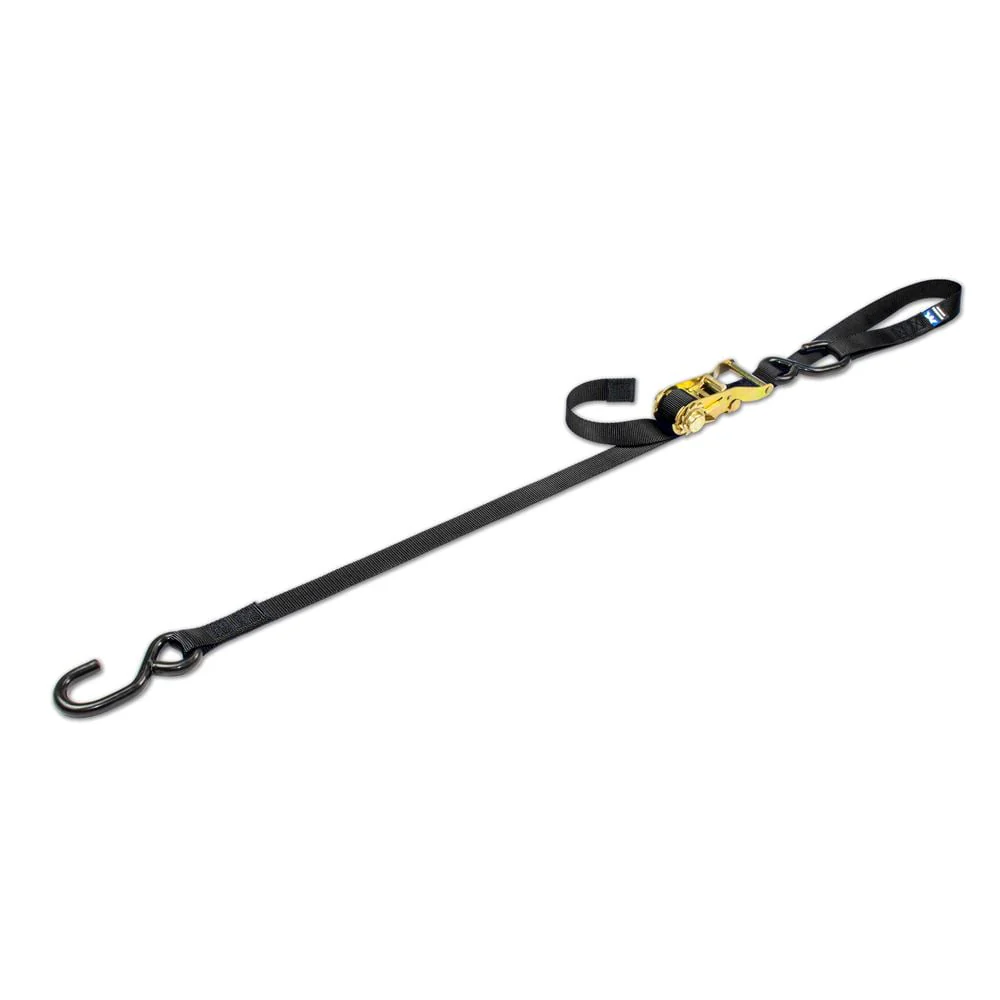 Mac's Tie Downs 1" Motorcycle Ratchet Tie-Down Strap with Integrated Soft Loop S-Hook - Image 13