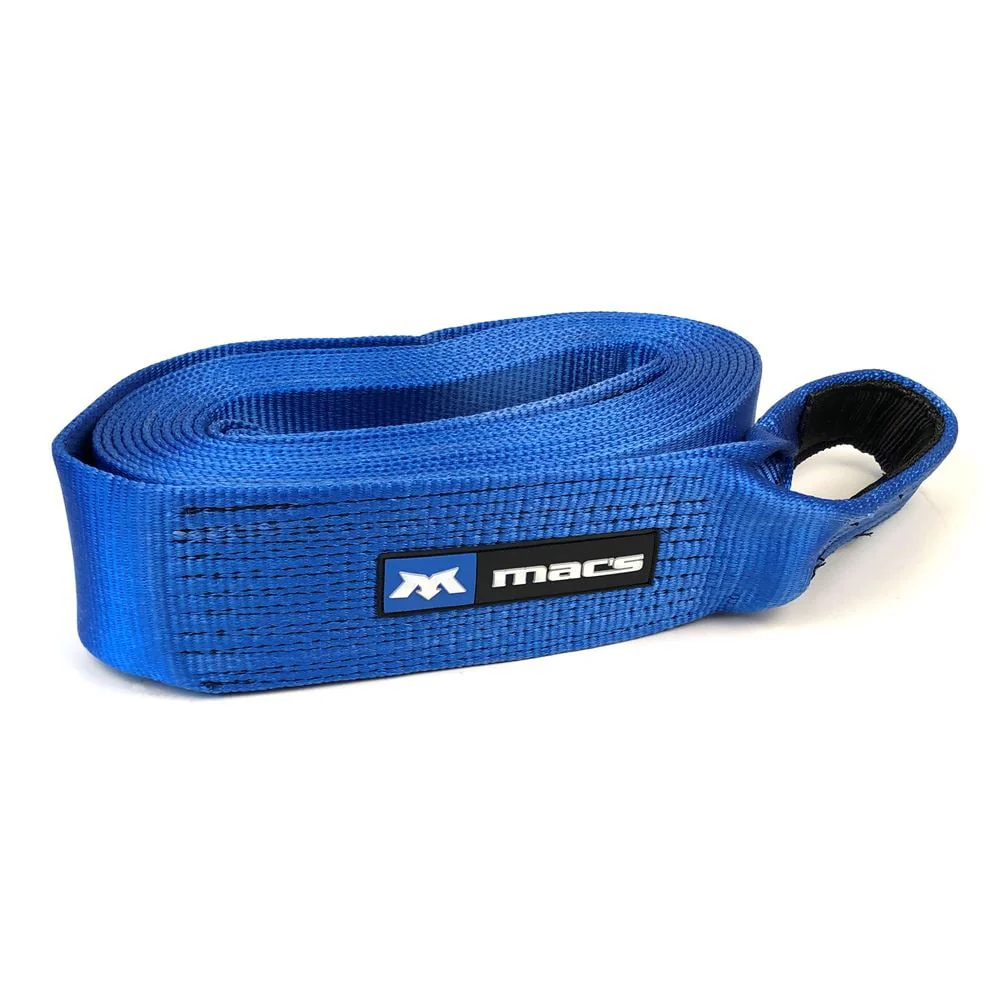 Mac's Tie Downs 17,000 lb Recovery Strap - Blue - Image 4
