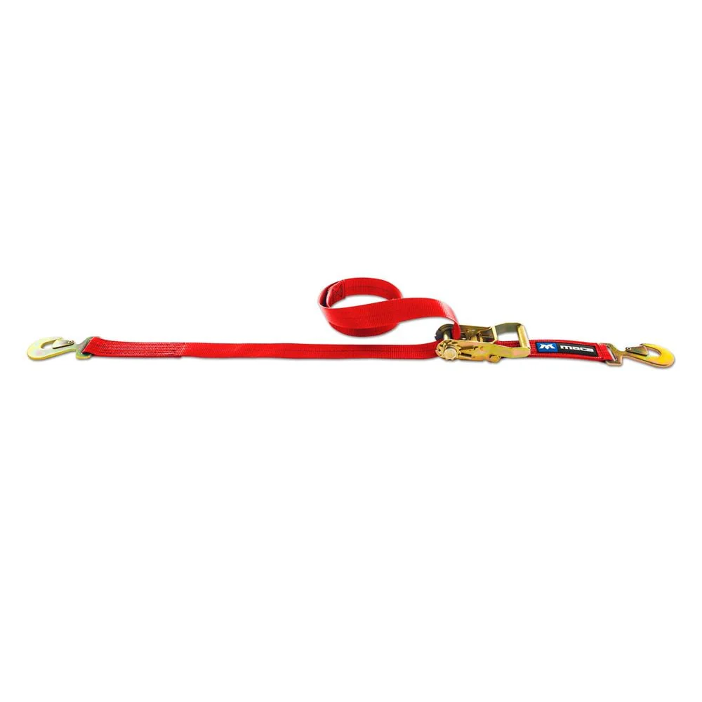 Mac's Tie Downs 2" Ratchet Strap with Flat Snap Hook - Image 6