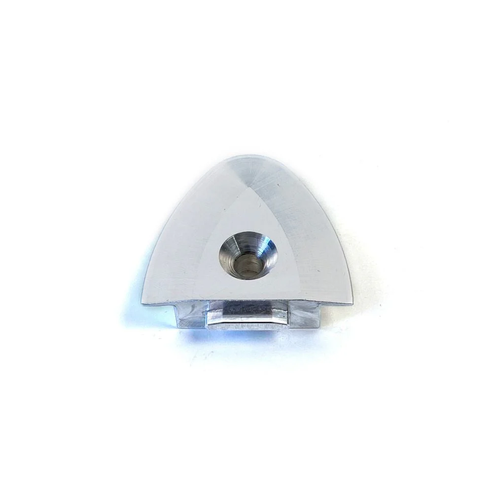 Mac's Tie Downs Arrowhead End Cap for Contoured Surface-Mounted VersaTie Track