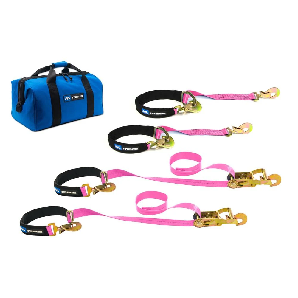 Mac's Tie Downs Axle and 2" x 4' Tie-Back Strap Value Pack, Direct Hook Ends - Image 5