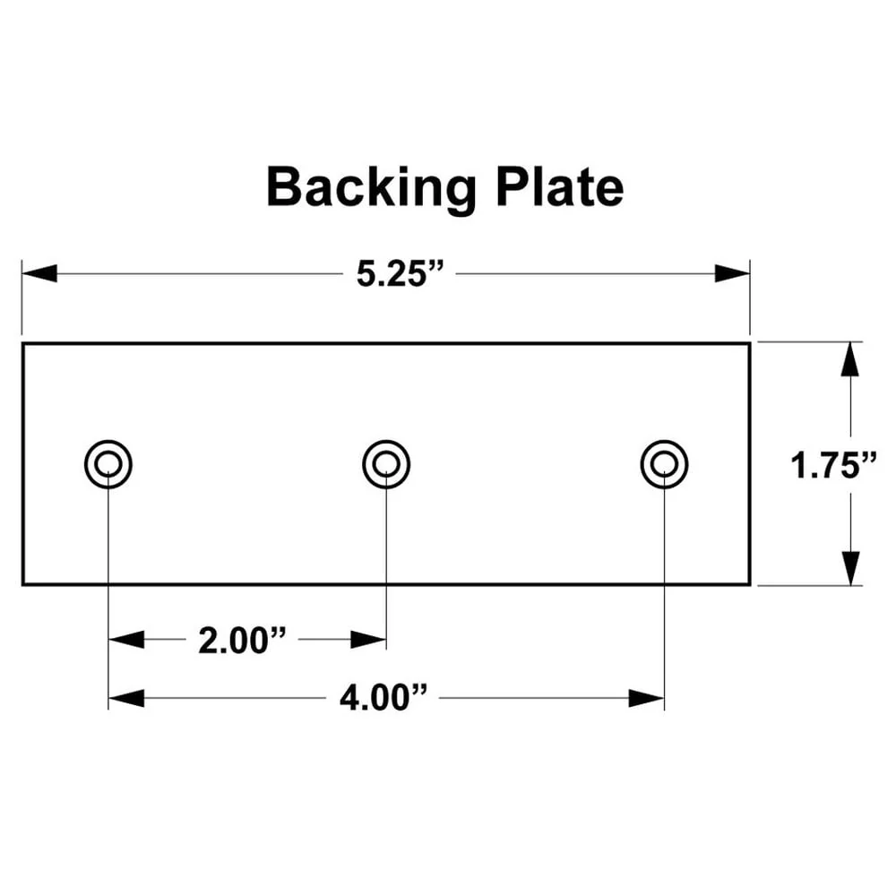 Mac's Tie Downs Double Stud Anchor Plate Kit with Pear Ring - 4 Pack - Image 4