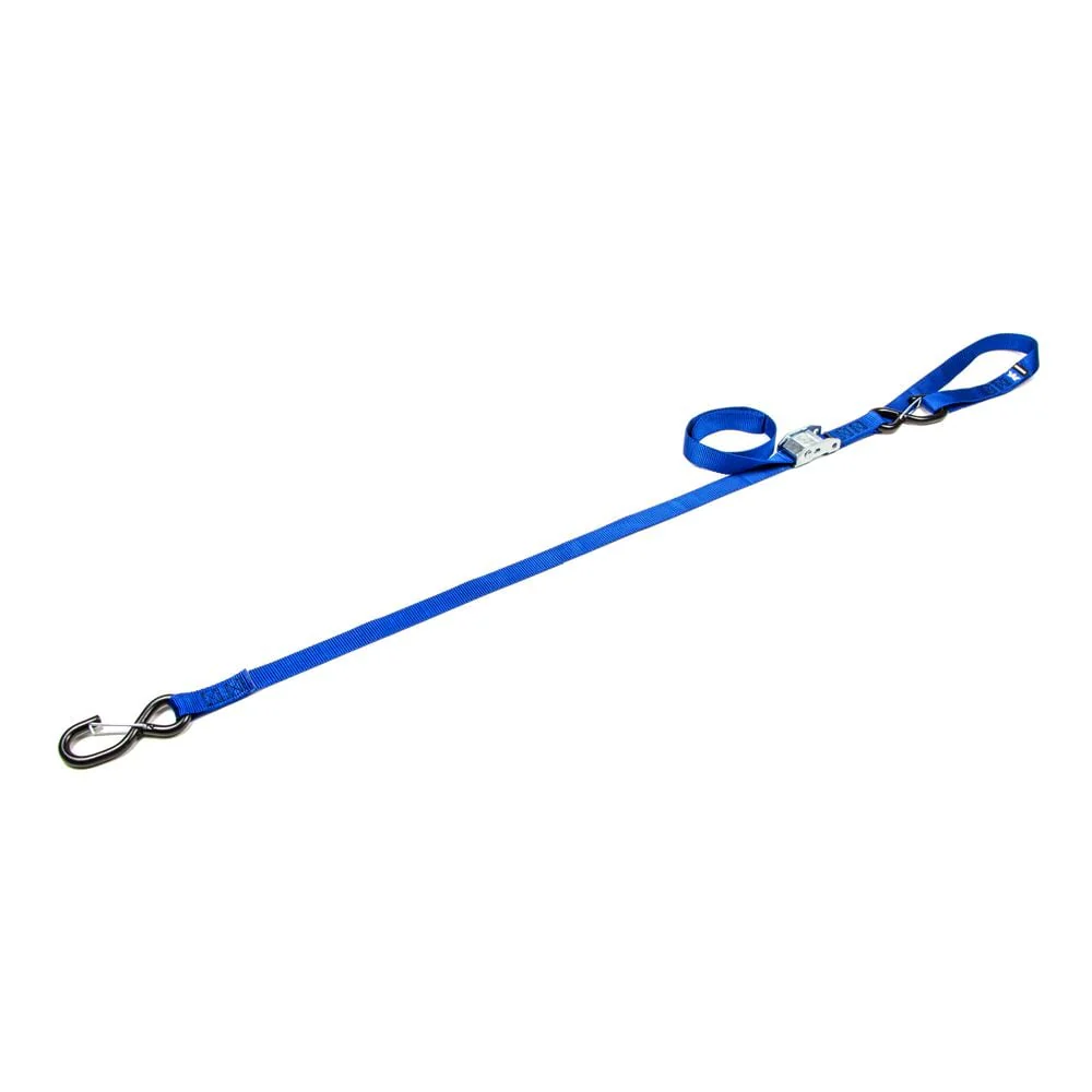 Mac's Tie Downs Motorcycle Cam Tie-Down Strap with Integrated Soft Loop S-Hook And Keeper
