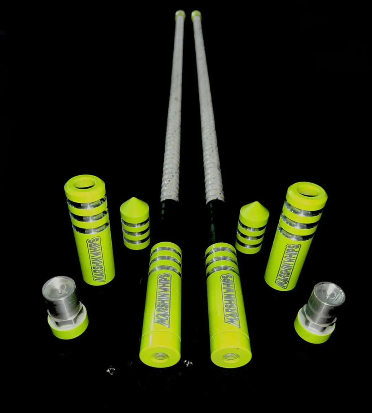 Marshin Whips Game Changer Set of 2 Whips -Savage Sage Green Edition