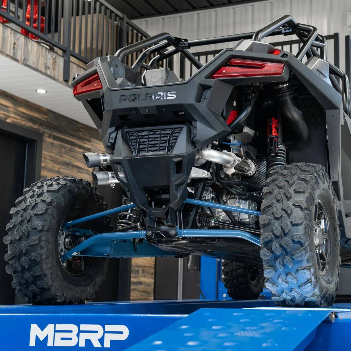 MBRP '20-'26 Polaris RZR Turbo R/Pro XP/S Active Performance Series Chambered Core Slip-On Exhaust - Image 5