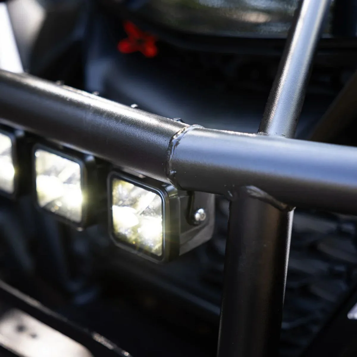 MBRP '24-'26 Can-Am Maverick R Black Coated Steel Front Race Bumper - Image 5