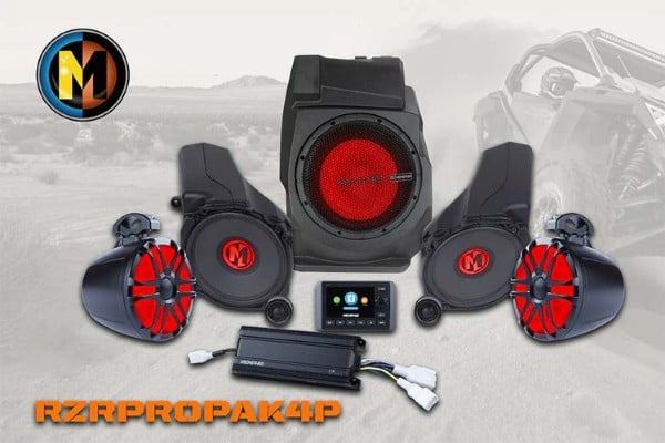 Memphis Audio Polaris RZR PRO 4 PLUS Audio Kit (PRO XP - PRO R - TURBO R) - Image 2