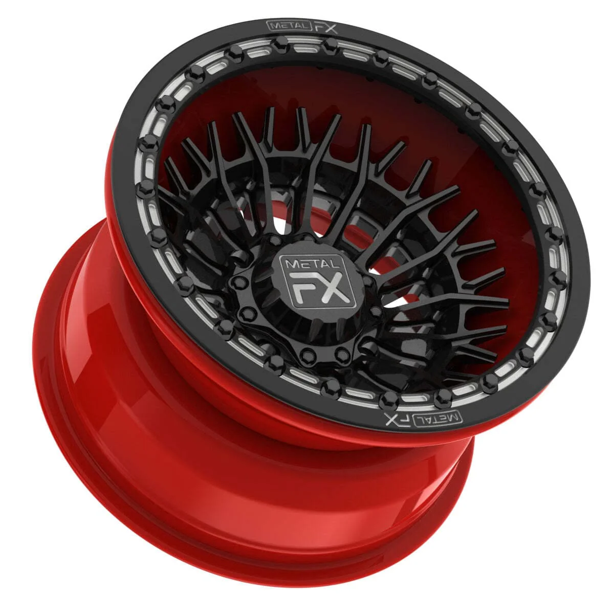 MetalFX 15" Falcon Forged 3-Piece Beadlock - 4 Lug - Image 2