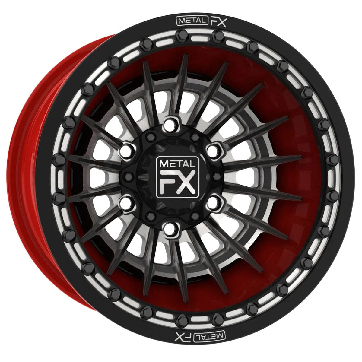 MetalFX 15" Mobster 6R Forged 3-Piece Beadlock - Image 3