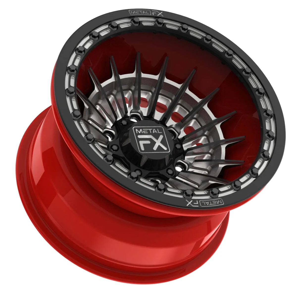 MetalFX 15" Mobster 6R Forged 3-Piece Beadlock - Image 4