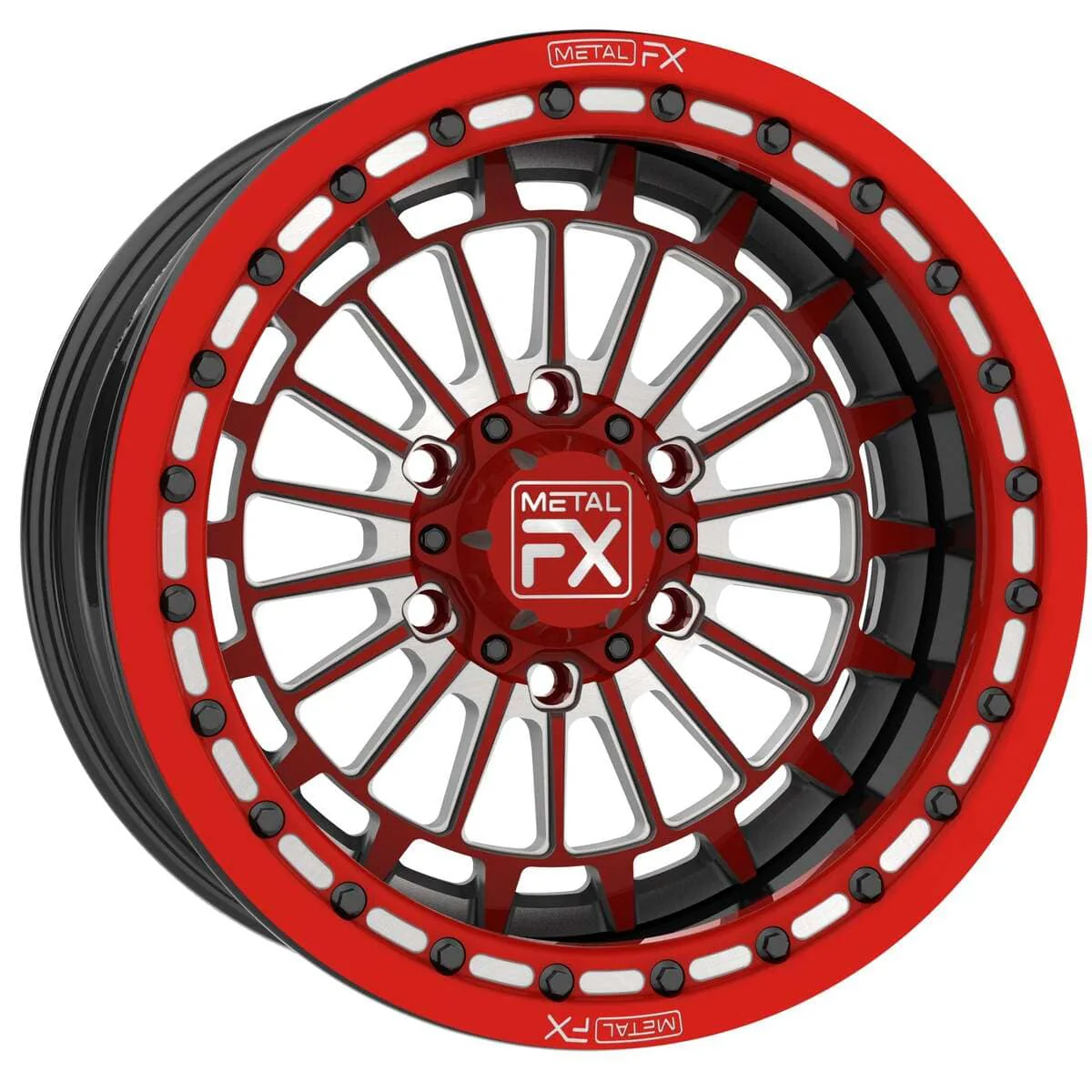 MetalFX 17" Delta 6R Forged 3-Piece Beadlock - Custom - Image 3