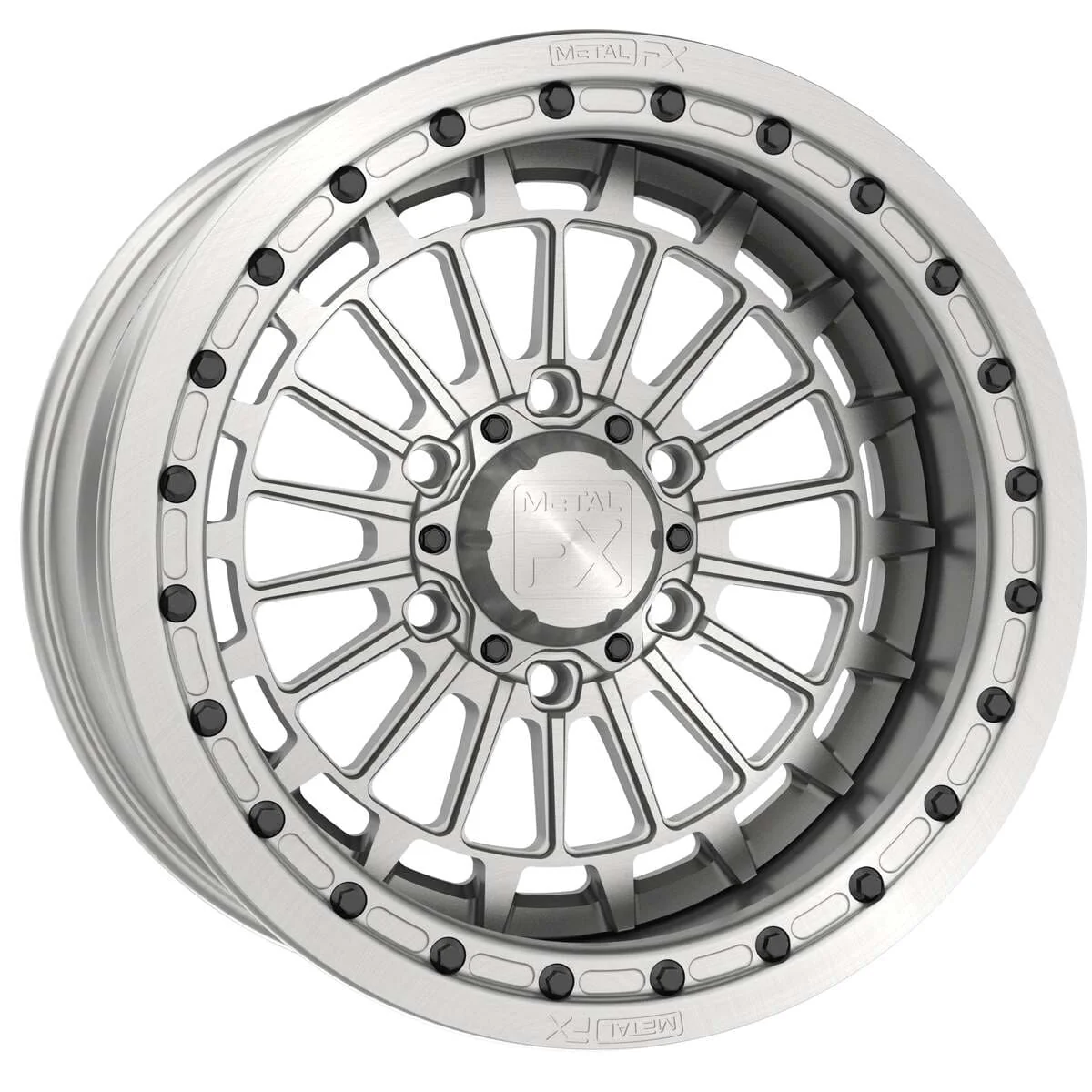 MetalFX 17" Delta 6R Forged 3-Piece Raw Beadlock & Maxxis Carnivore Radial Wheel & Tire Kit - Image 2