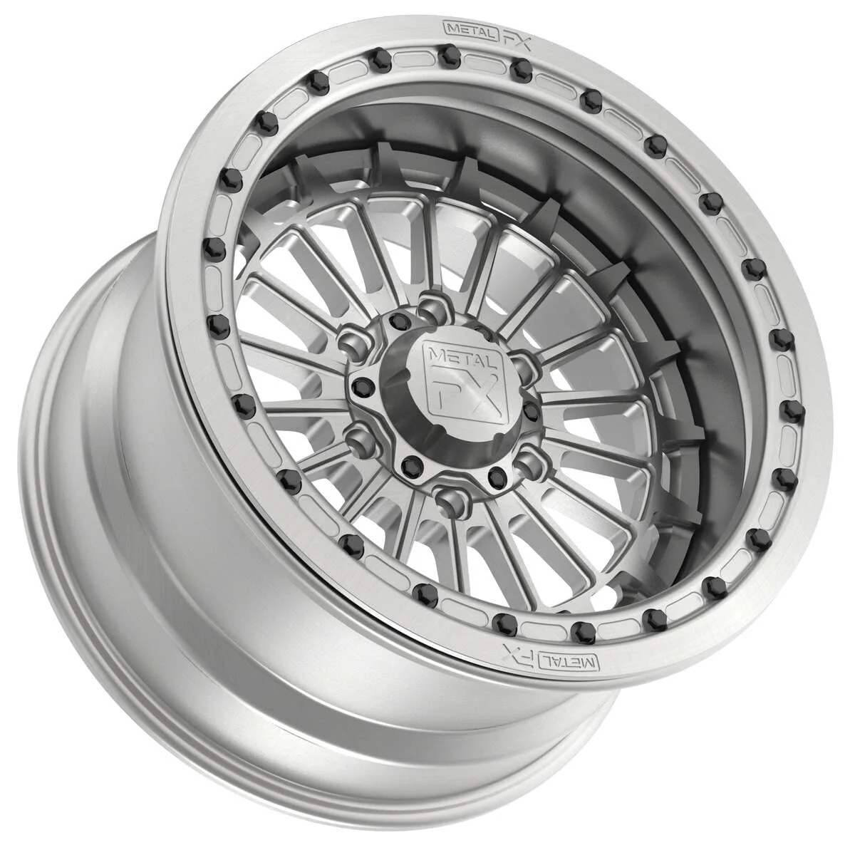MetalFX 17" Delta 6R Forged 3-Piece Raw Beadlock & Maxxis Carnivore Radial Wheel & Tire Kit - Image 4